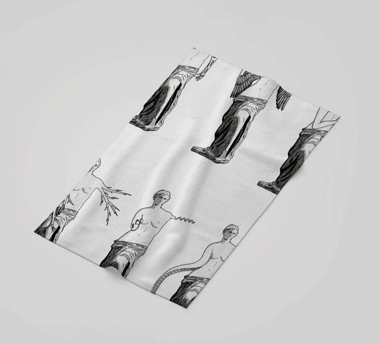Who Knows? beach towel by Florent Bodart