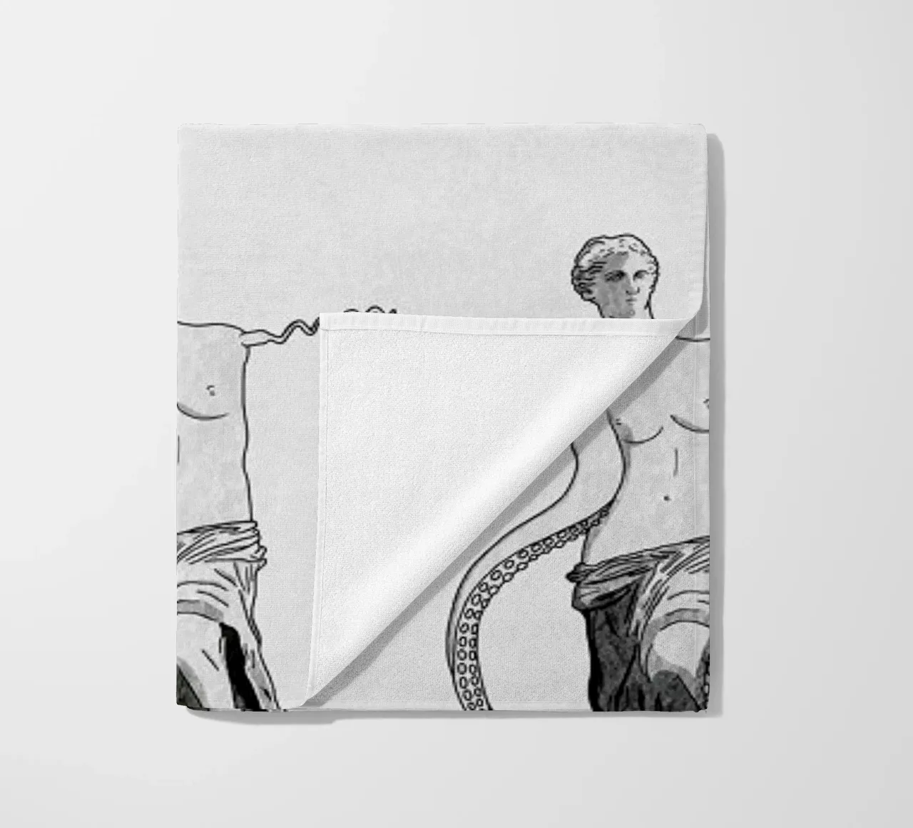 Who Knows? beach towel by Florent Bodart