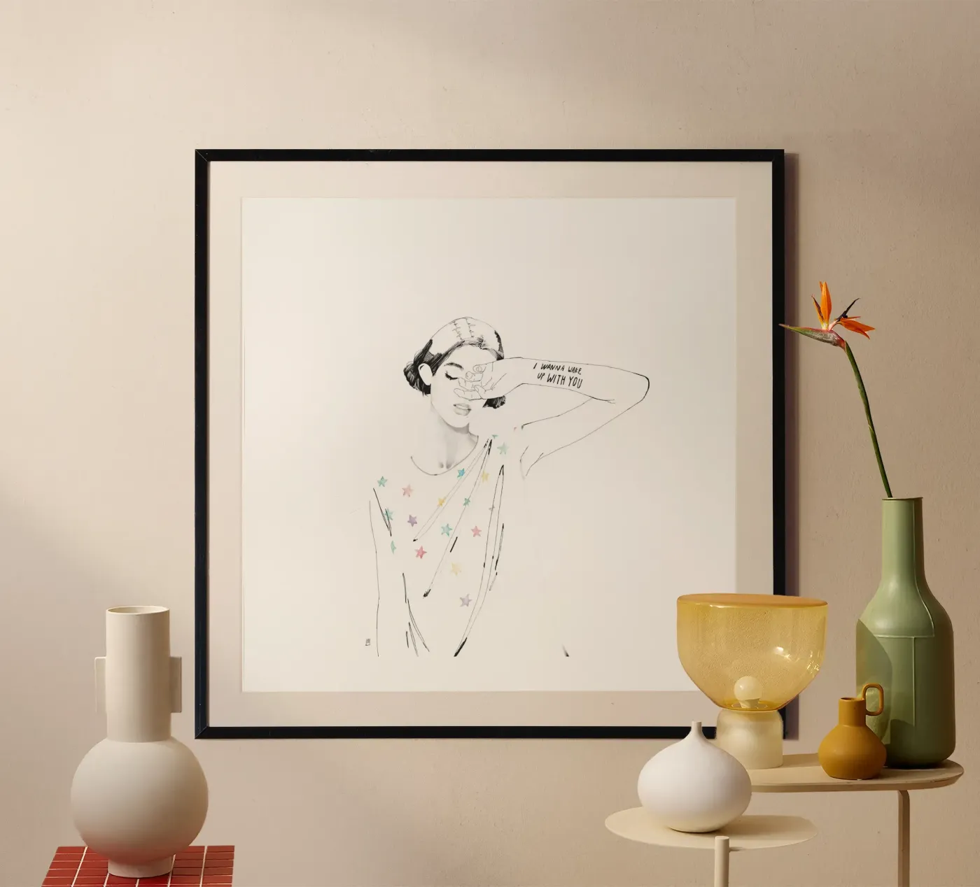 I Wanna Wake Up With You Poster von Manuel Rebollo