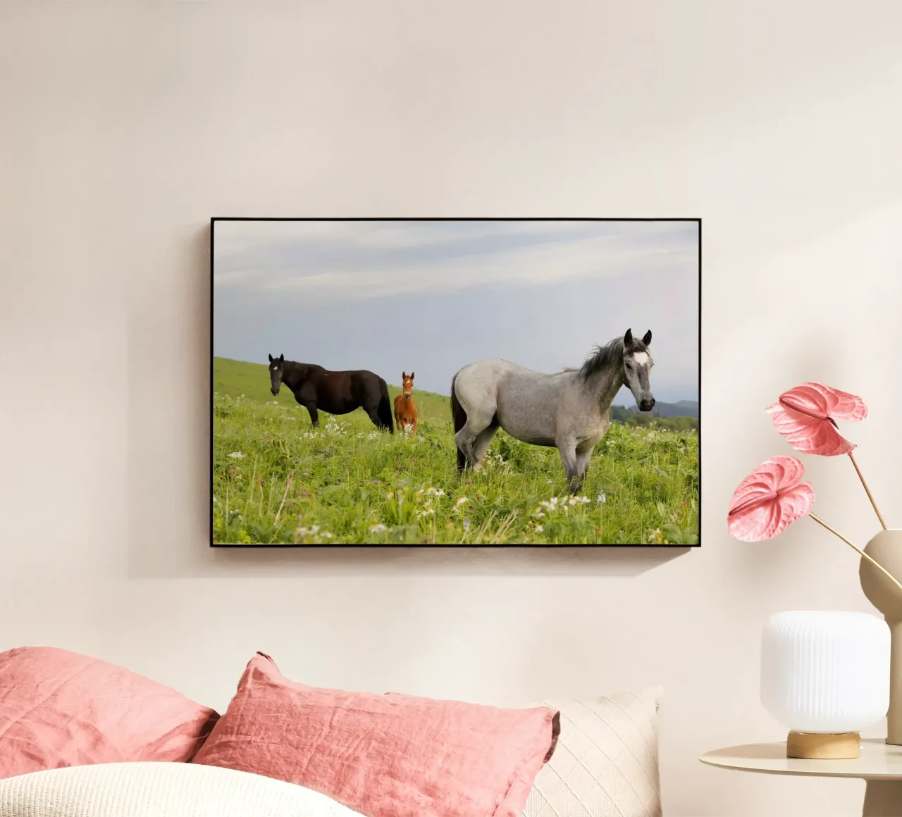 Tre splendidi cavalli plexiglass da Alexey