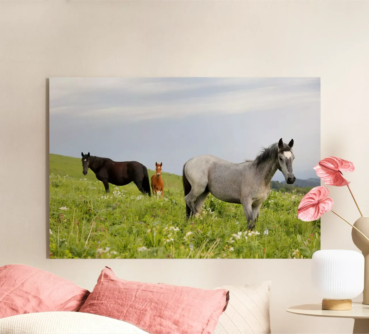 Tre splendidi cavalli plexiglass da Alexey