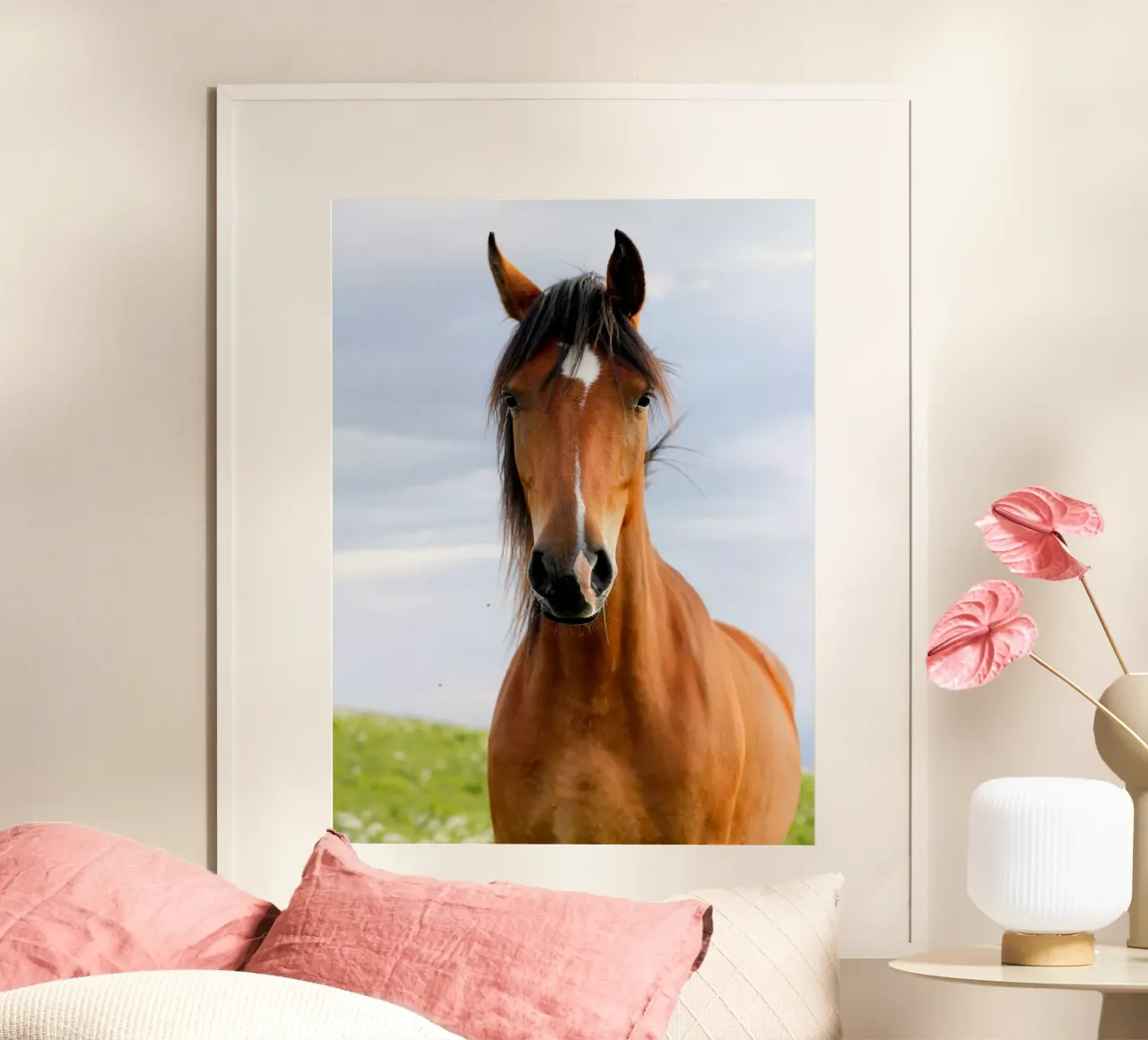 Ritratto di cavallo poster da Alexey
