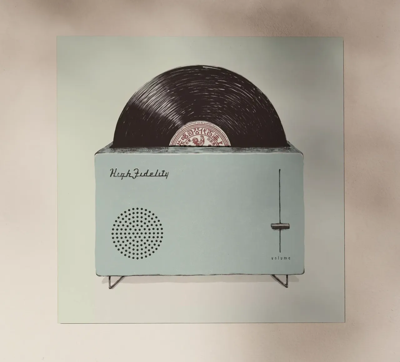 High Fidelity Toaster pellicola backlit da Florent Bodart
