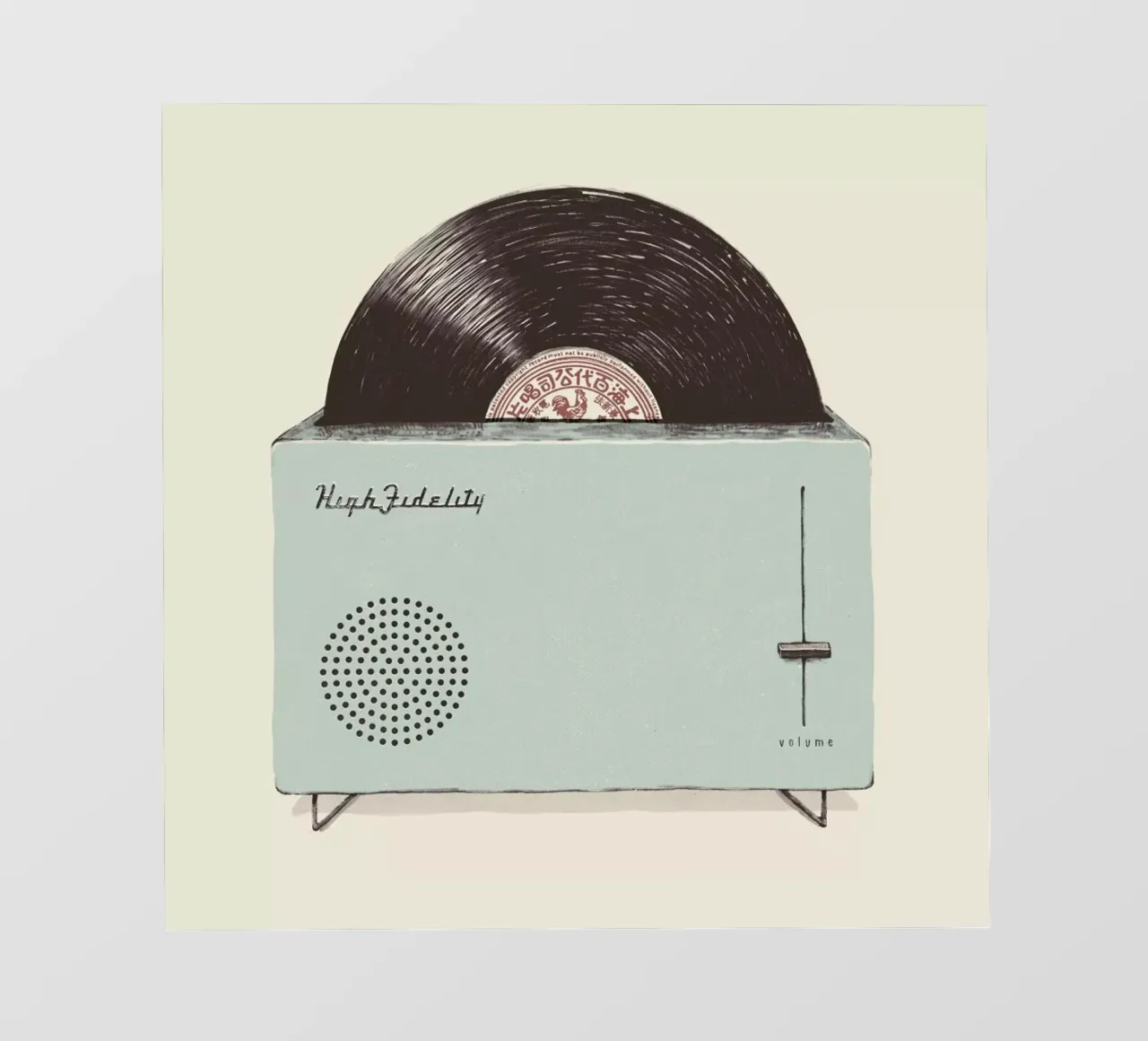 High Fidelity Toaster pellicola backlit da Florent Bodart