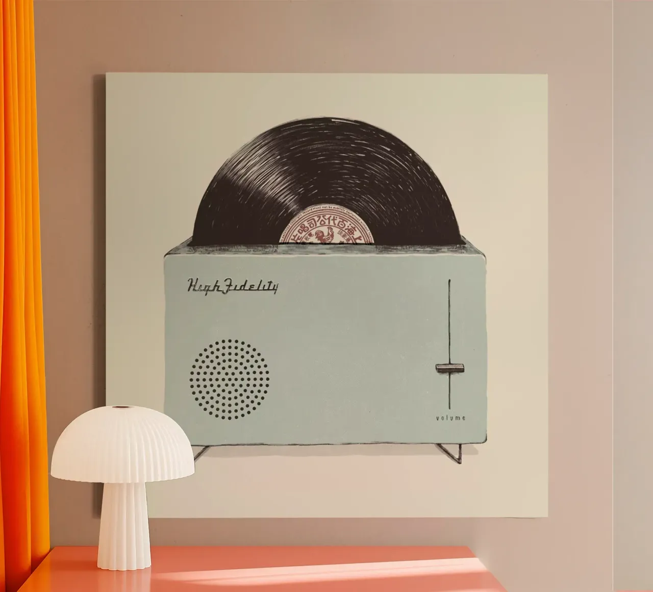 High Fidelity Toaster tela con Cornice a cassetta da Florent Bodart