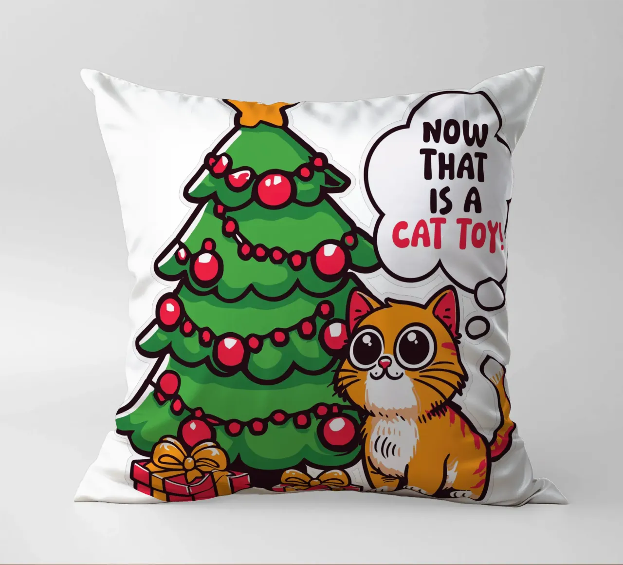 Now that is a cat toy! cuscino da edsonramosart