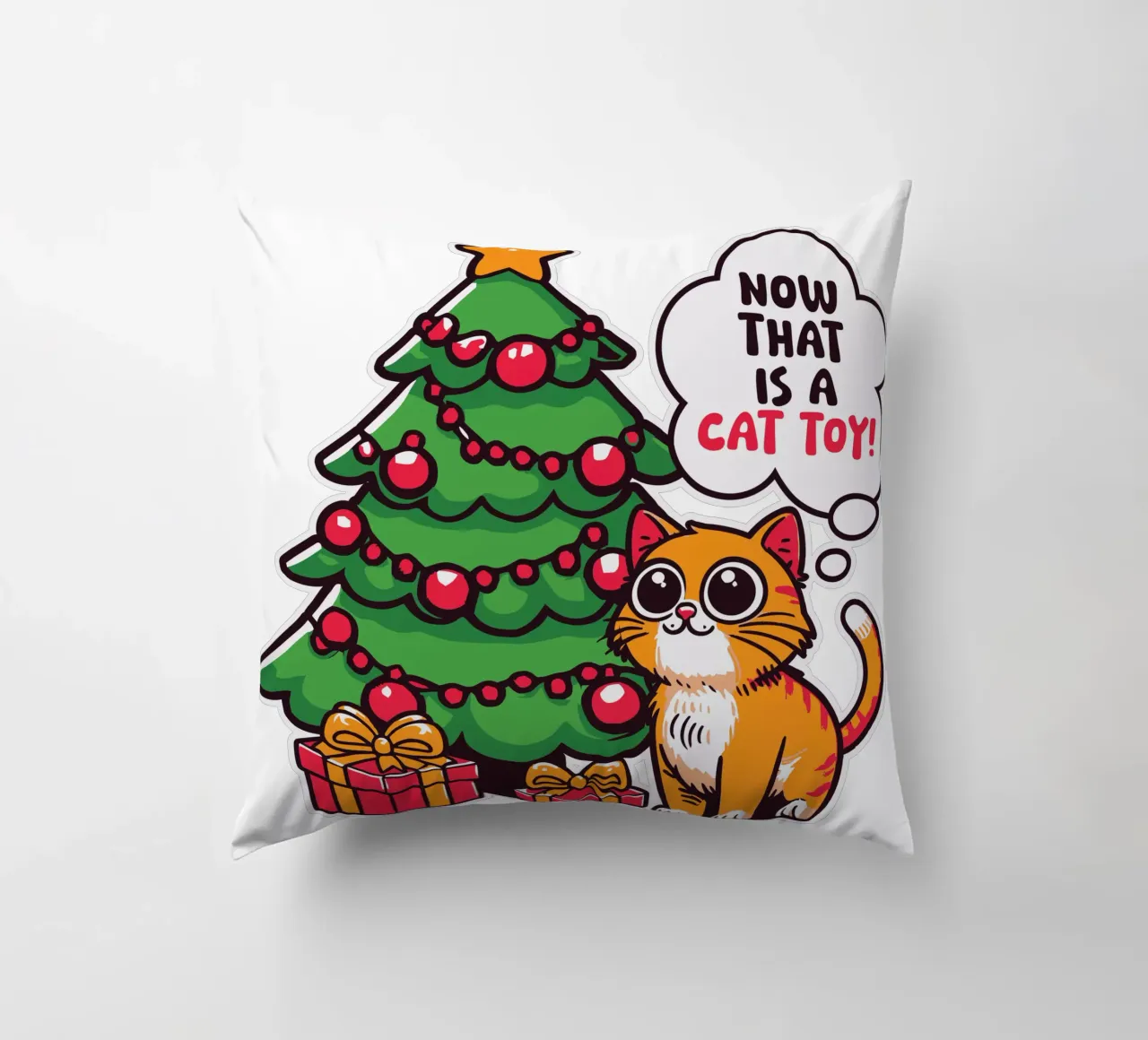 Now that is a cat toy! cuscino da edsonramosart