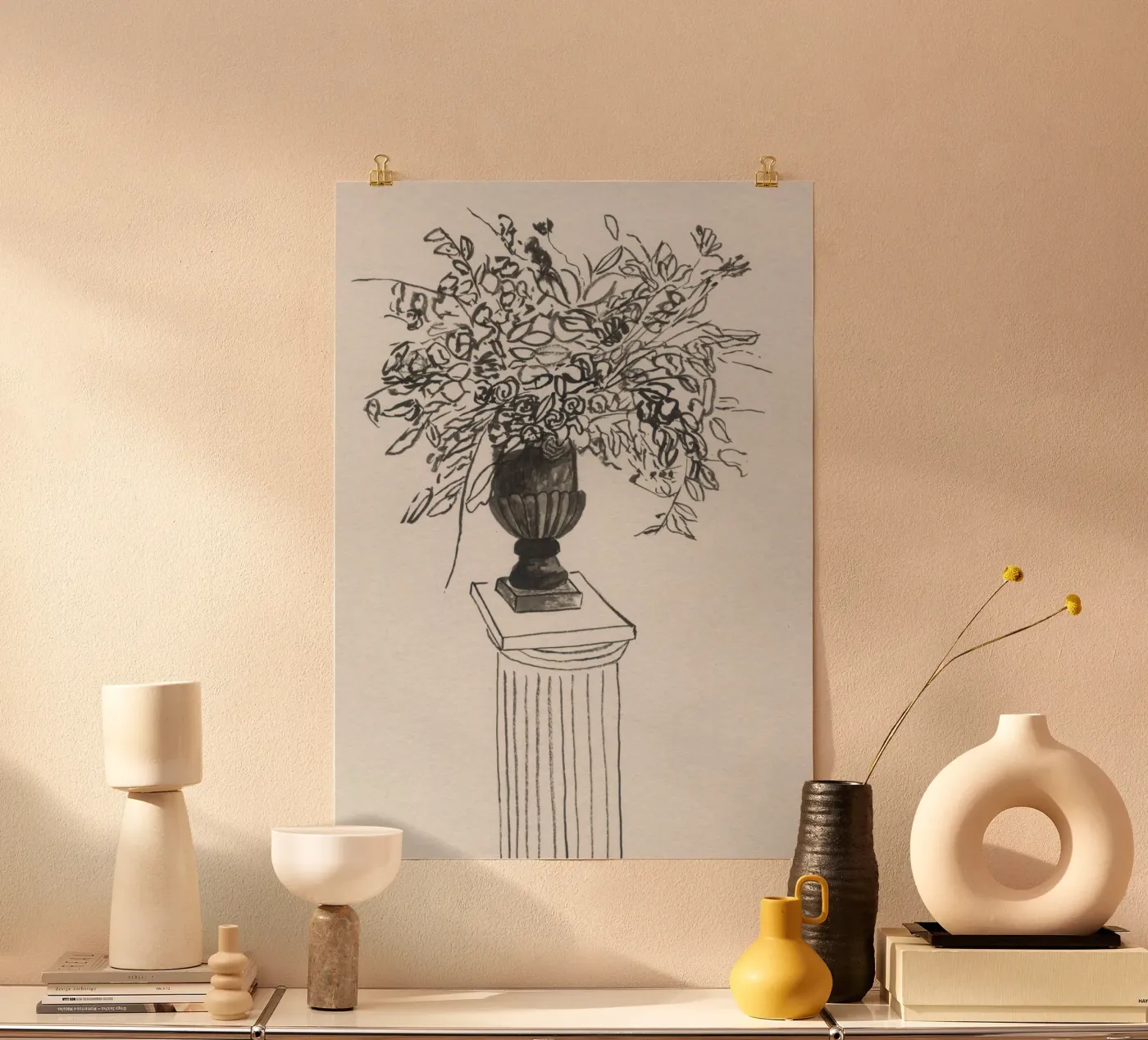 Vase poster by Isabelle Vandeplassche