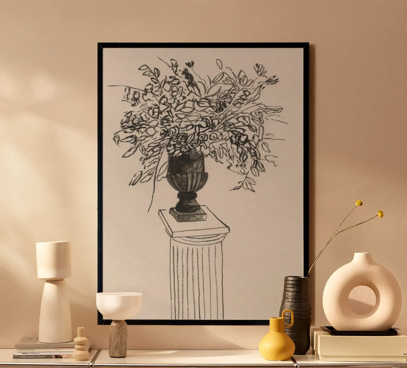 Vase poster by Isabelle Vandeplassche