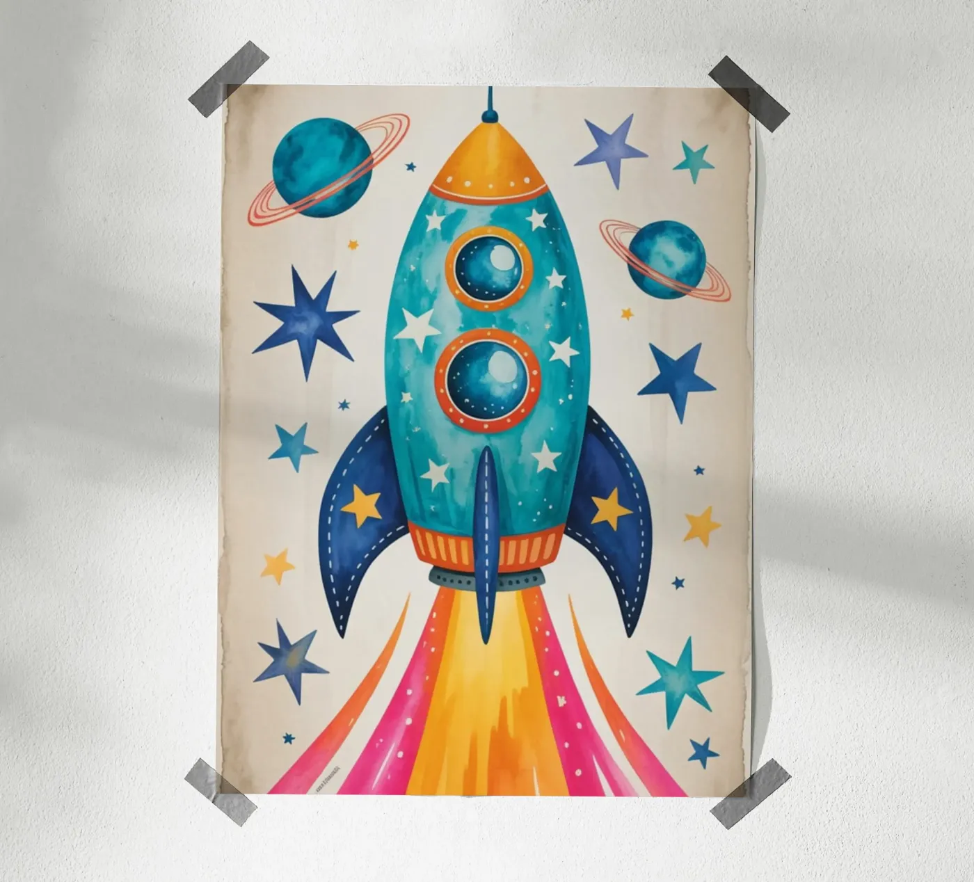 Rocket 02 poster da ganrila