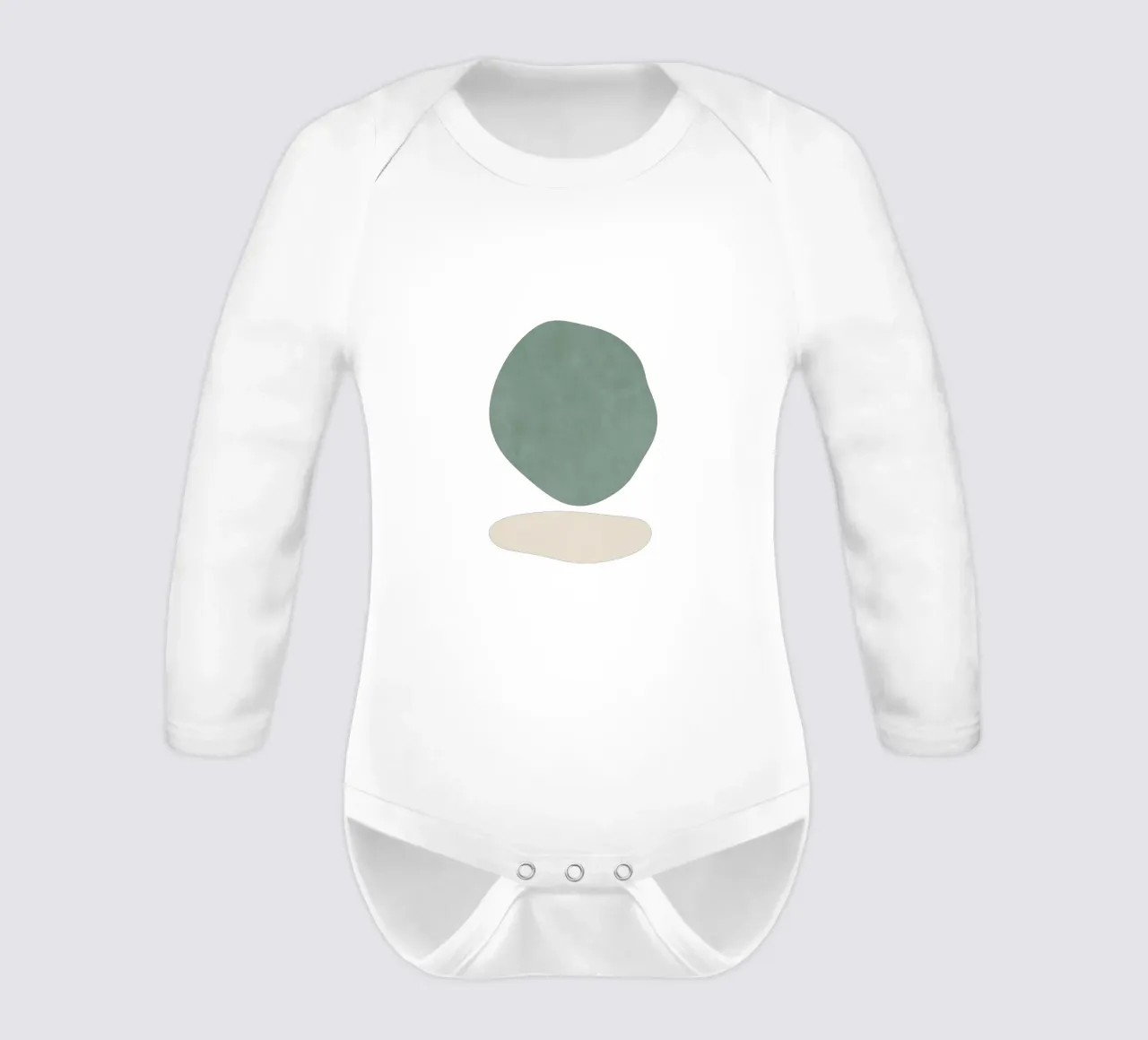 Landscape 24 long-sleeve baby romper by amini54