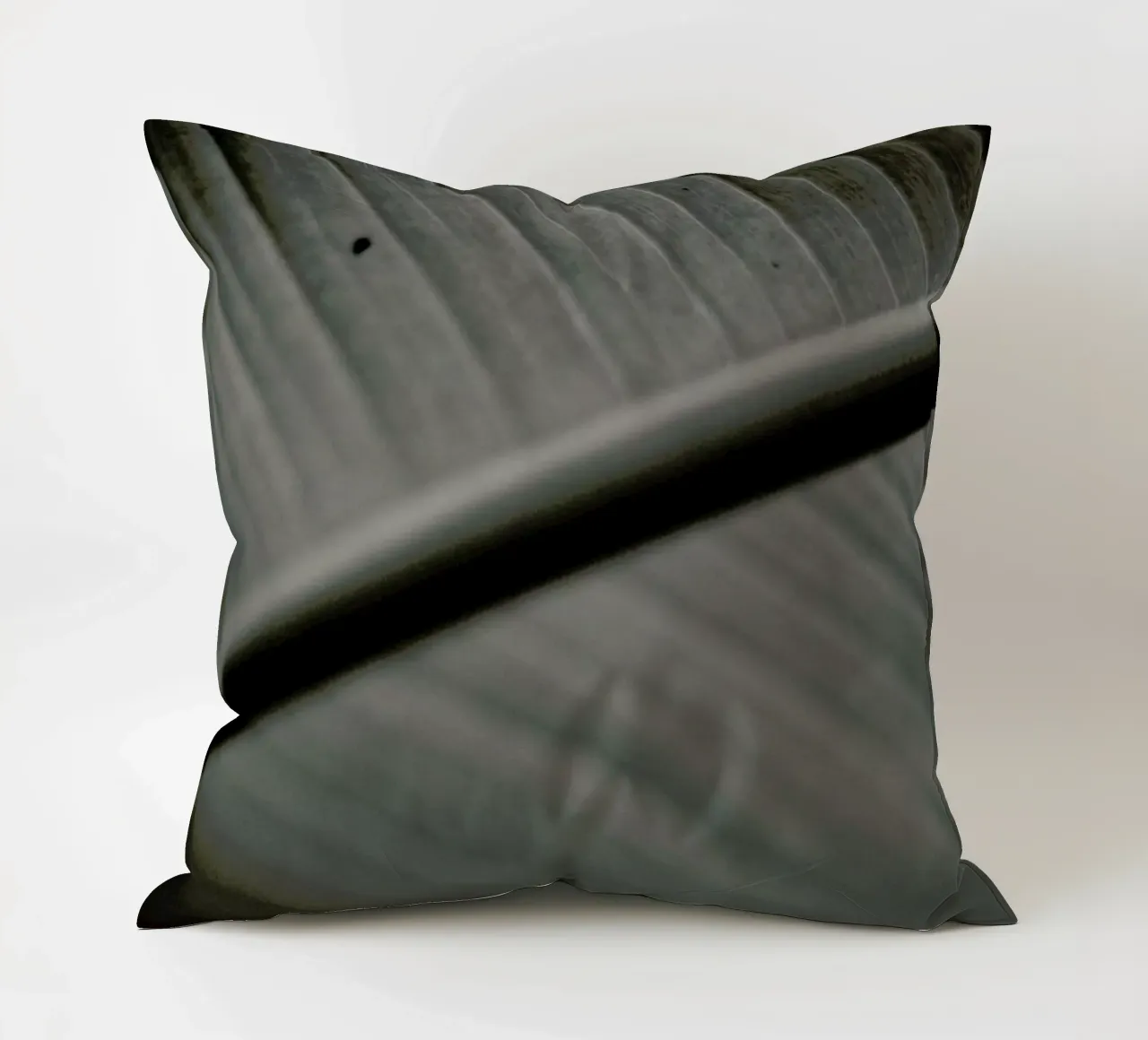 Botanical II - Banana Leaf cuscino da Anja Hebrank Photography
