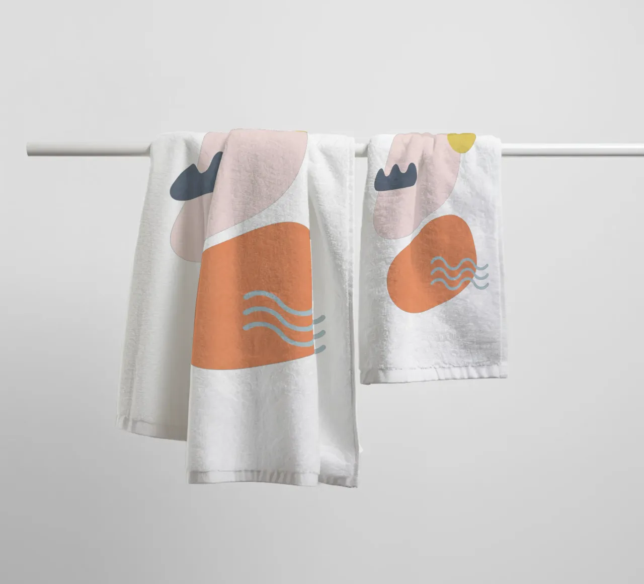 Landscape Shapes 39 towel by amini54