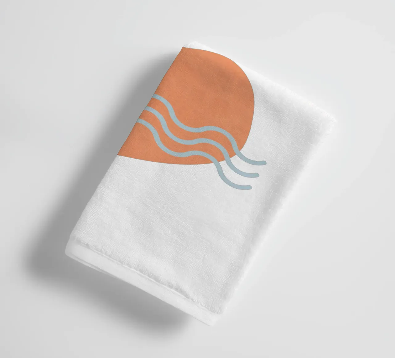 Landscape Shapes 39 towel by amini54