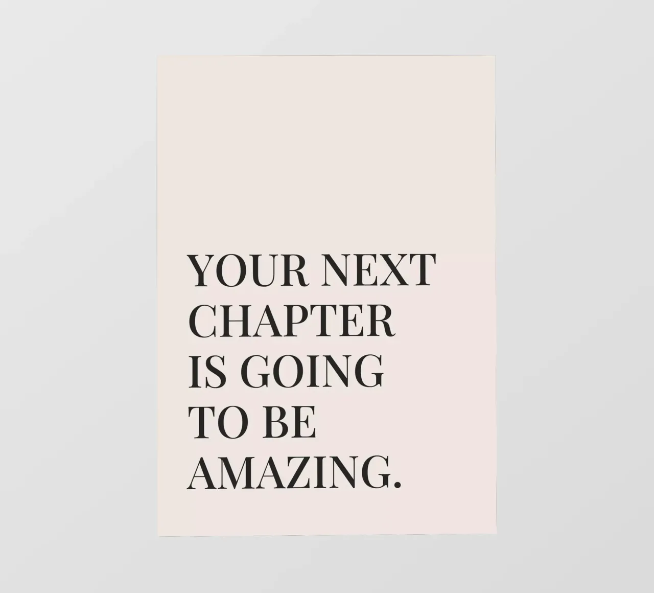 Your next chapter is going to be amazing quote pvc cover by Paigaam Studio