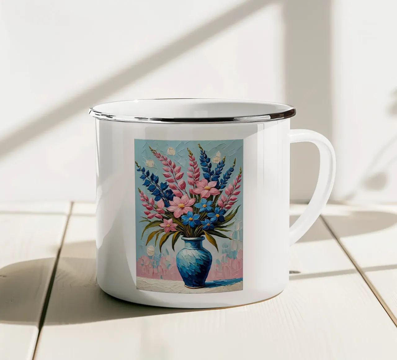 Armonia in fiore tazza in smalto da Artistic-shop