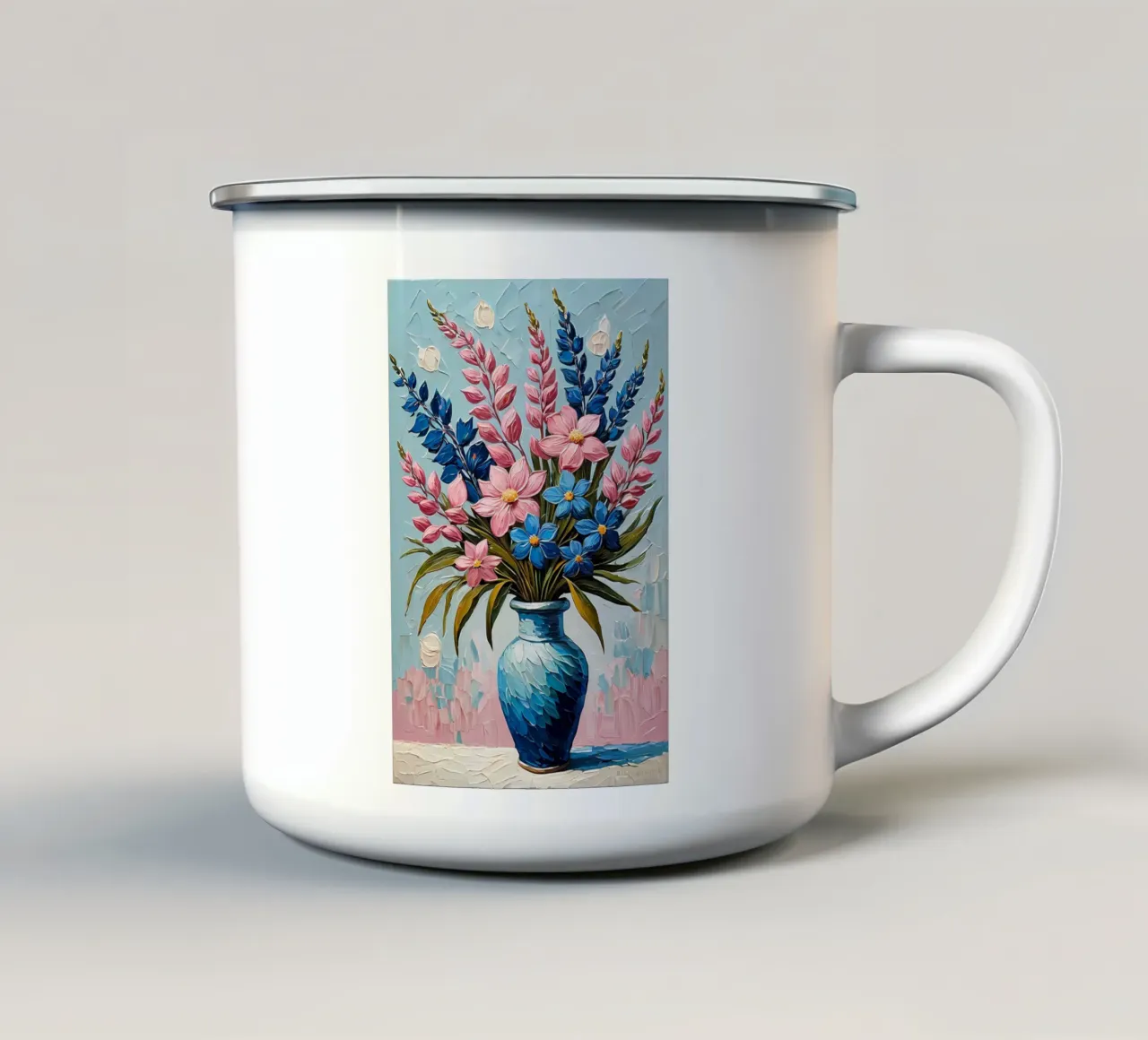 Armonia in fiore tazza in smalto da Artistic-shop