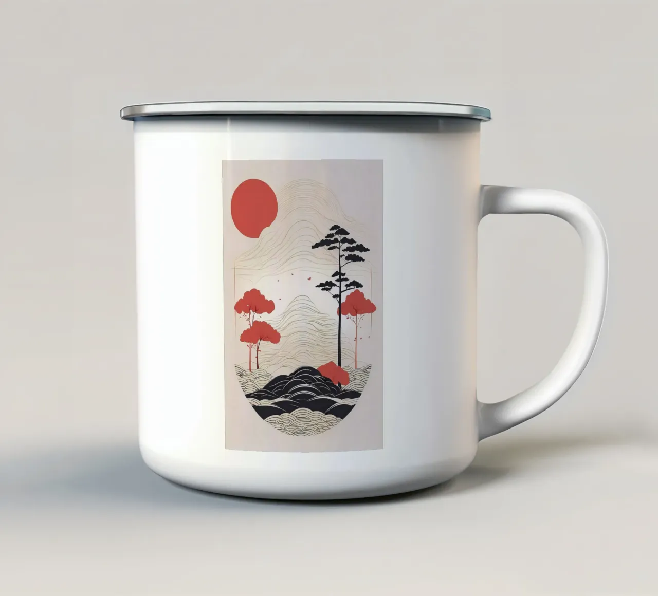 Alba Zen tazza in smalto da Artistic-shop