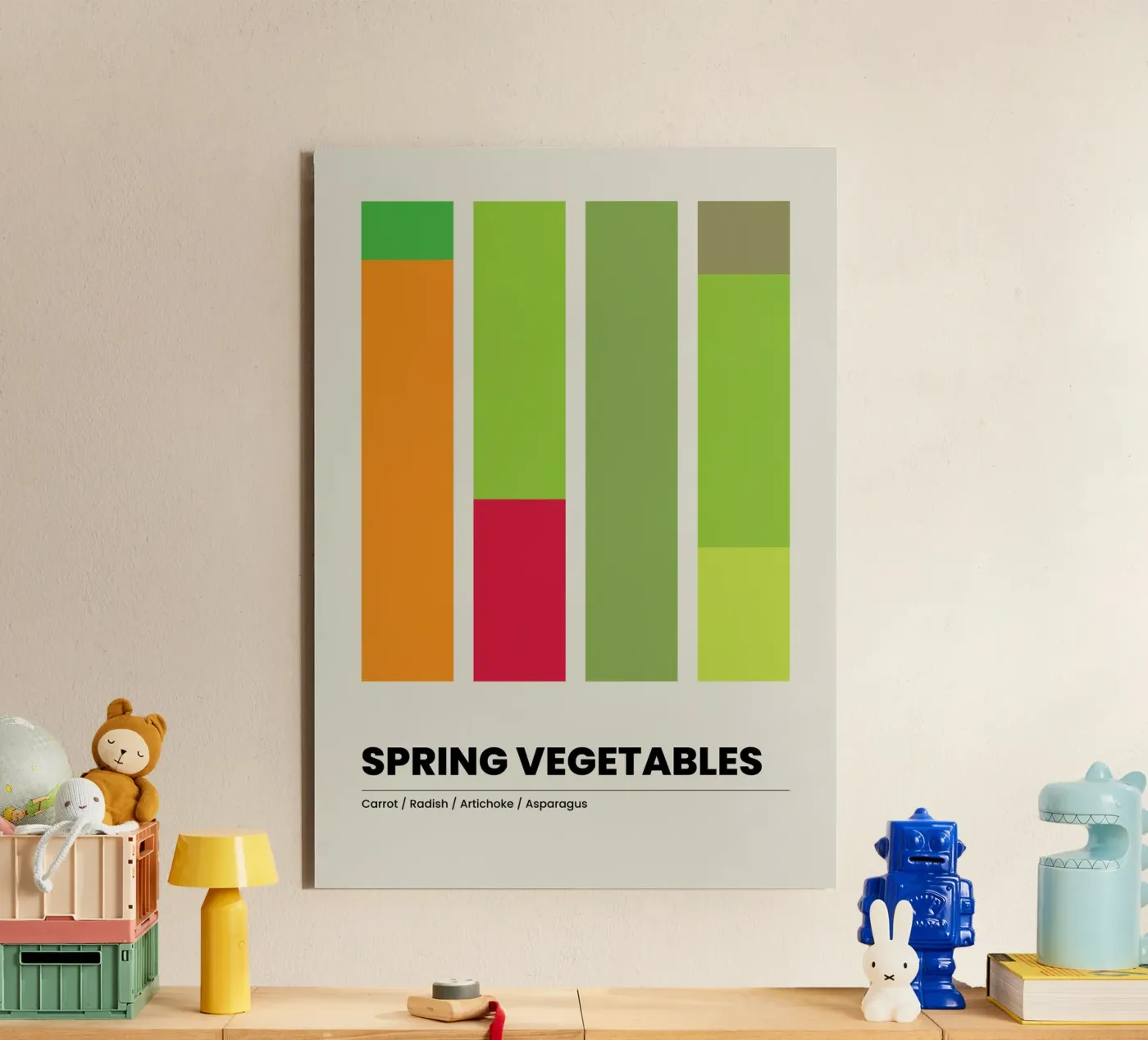 Spring vegetables forex plate by OkleoStudio