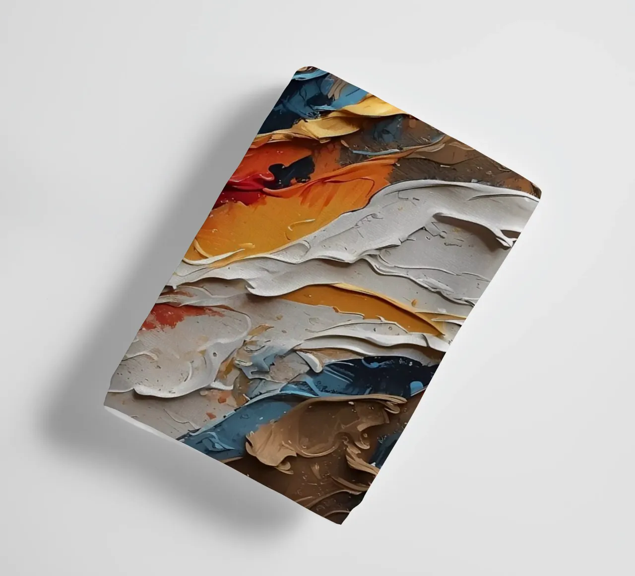 Symfonie met structuur badhanddoek van Artistic-shop