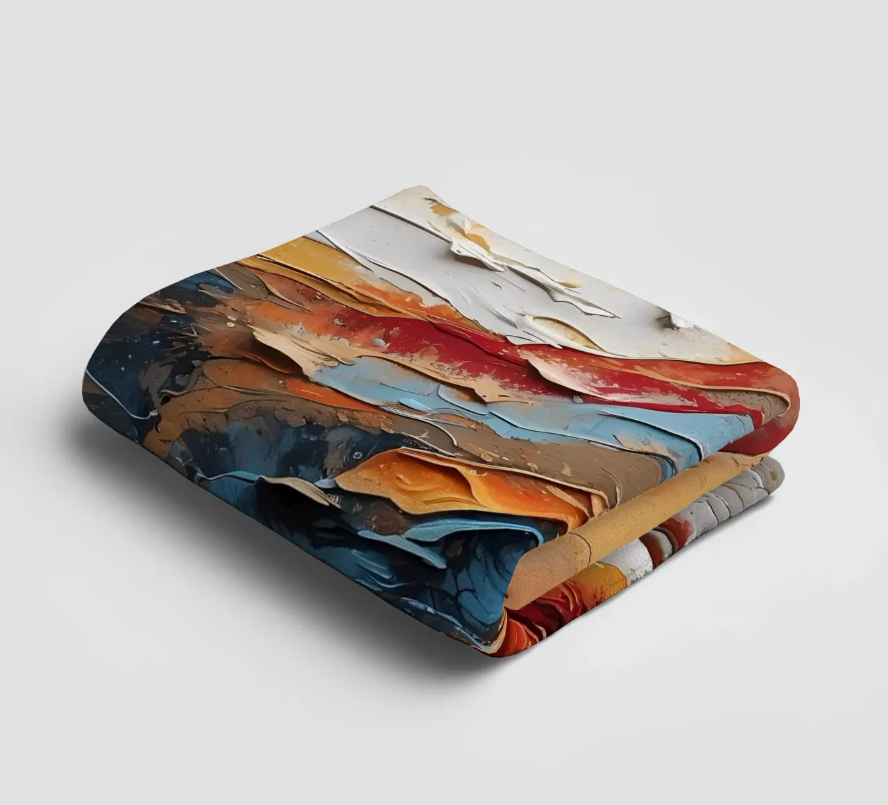 Symfonie met structuur badhanddoek van Artistic-shop