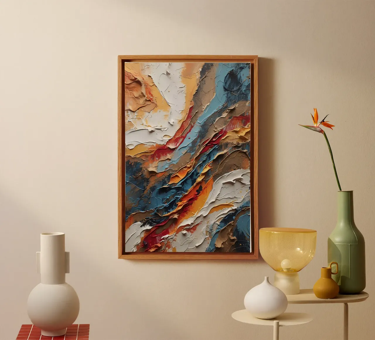 Symfonie met structuur canvas van Artistic-shop