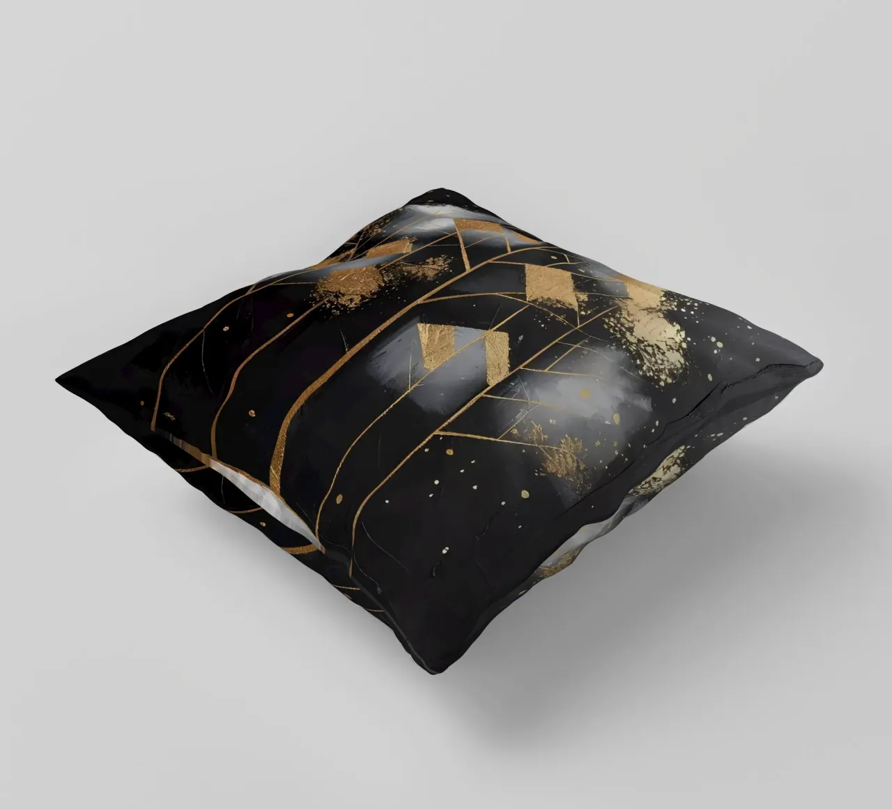 L'Arbre d'or : Un chef-d'œuvre moderne coussin de Artistic-shop