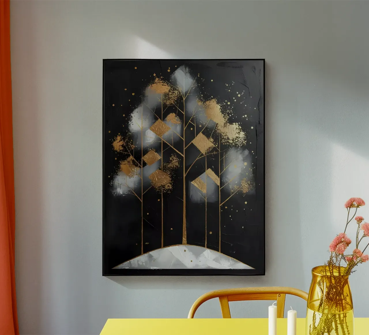 L'Arbre d'or : Un chef-d'œuvre moderne plexiglas de Artistic-shop
