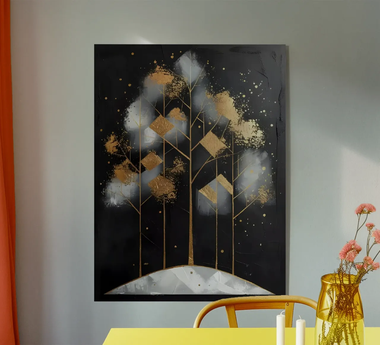 L'Arbre d'or : Un chef-d'œuvre moderne plexiglas de Artistic-shop