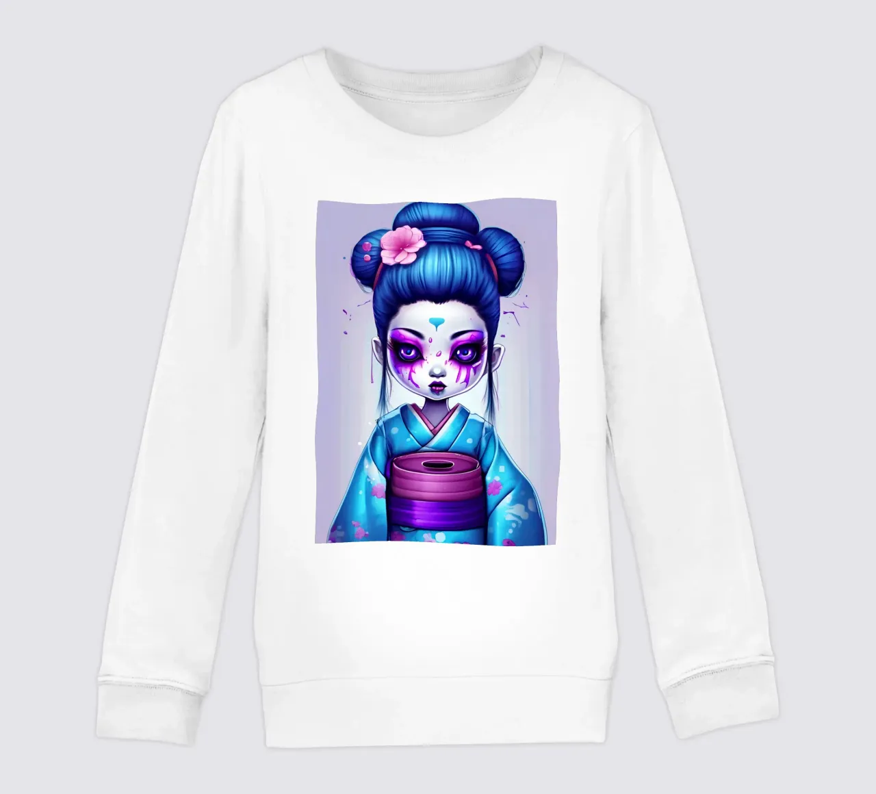 Black geisha 1 felpa bambino da Rezh creations