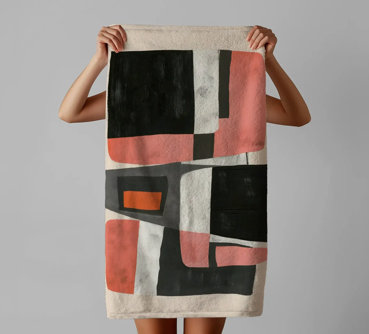 Soft Geometry badhanddoek van Nadjaa