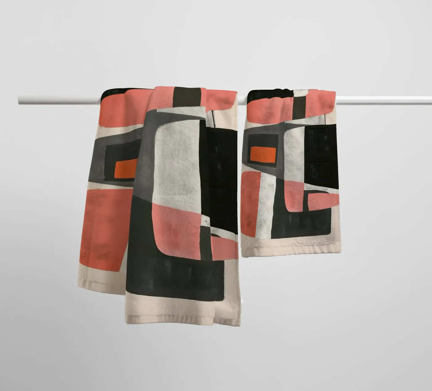 Soft Geometry badhanddoek van Nadjaa