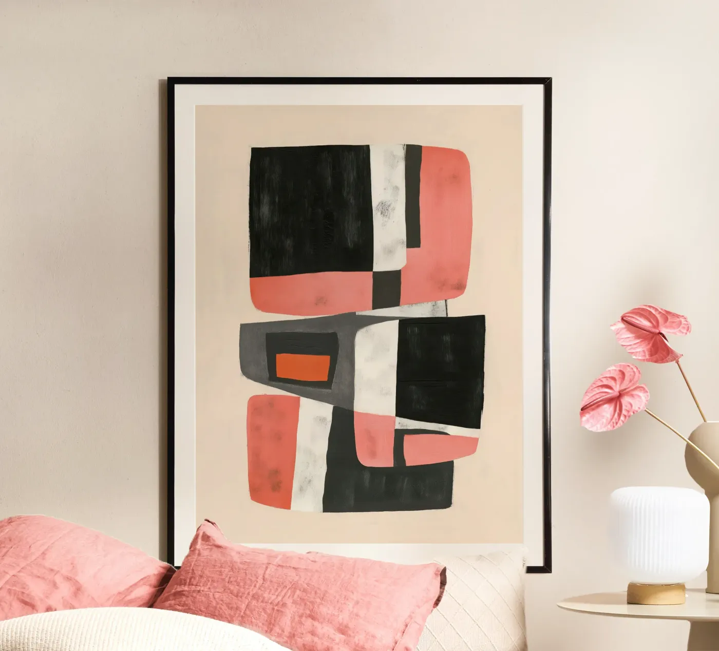 Soft Geometry Poster von Nadjaa