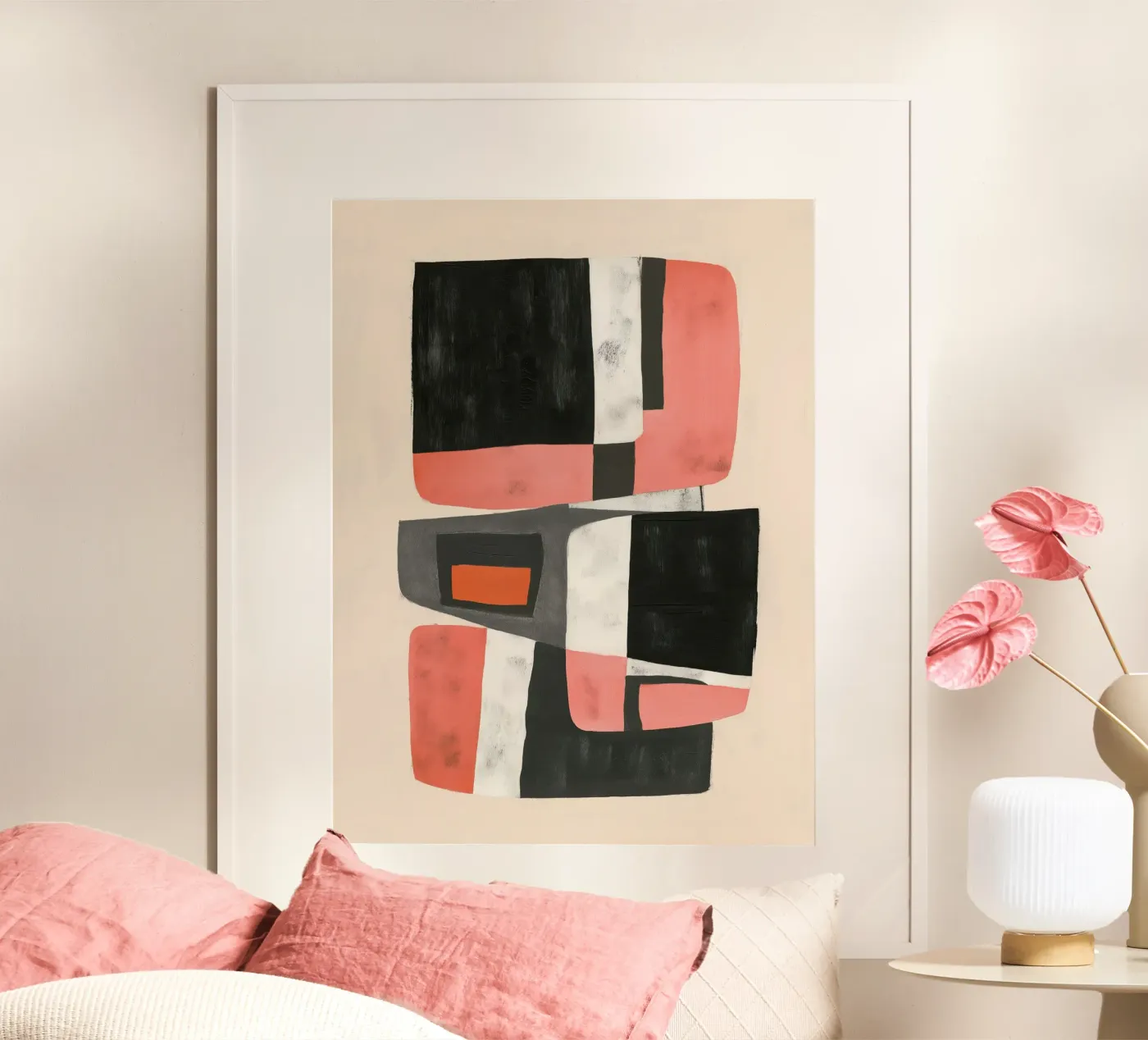 Soft Geometry Poster von Nadjaa