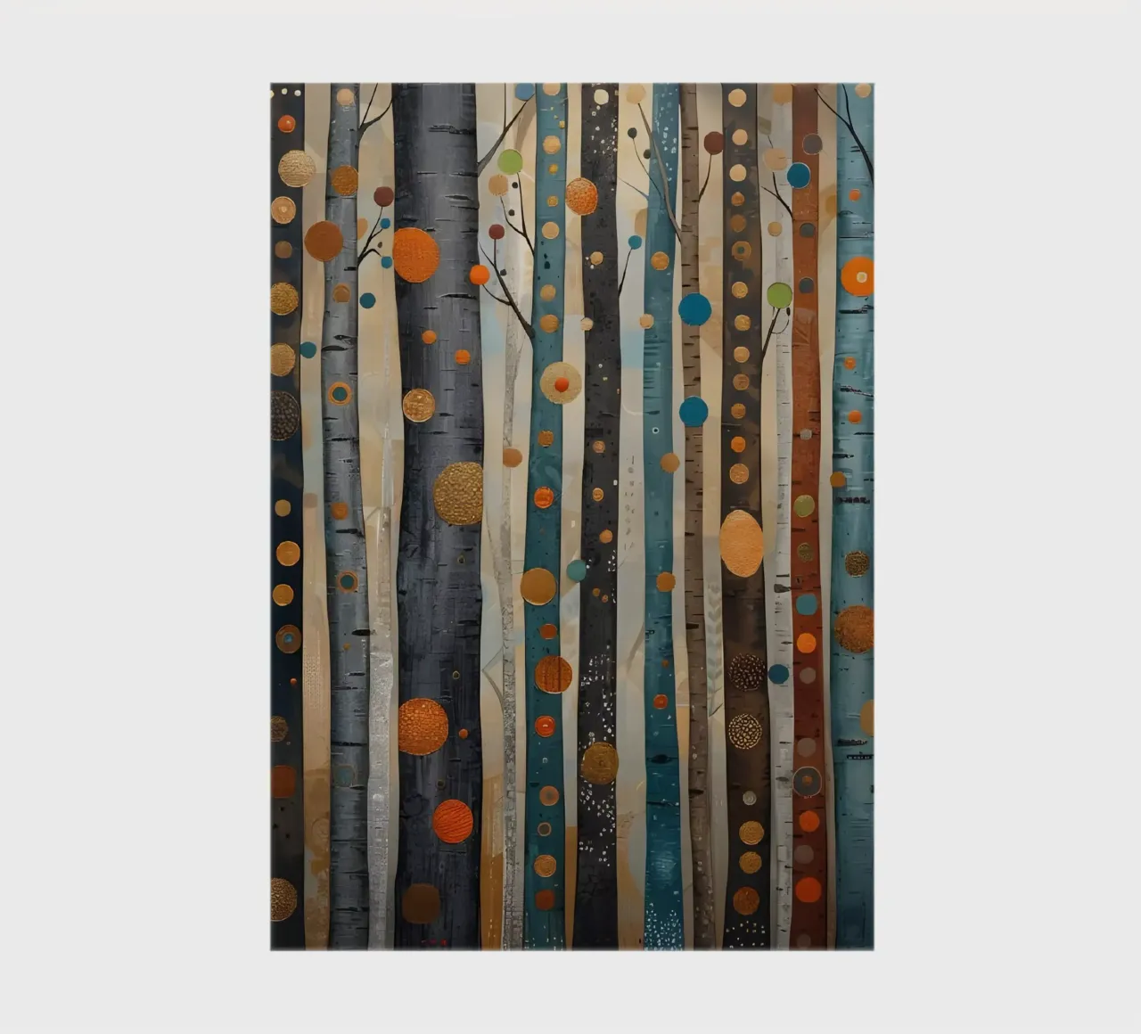 Golden Grove: A Symphony of Trees notebook by Artistic-shop