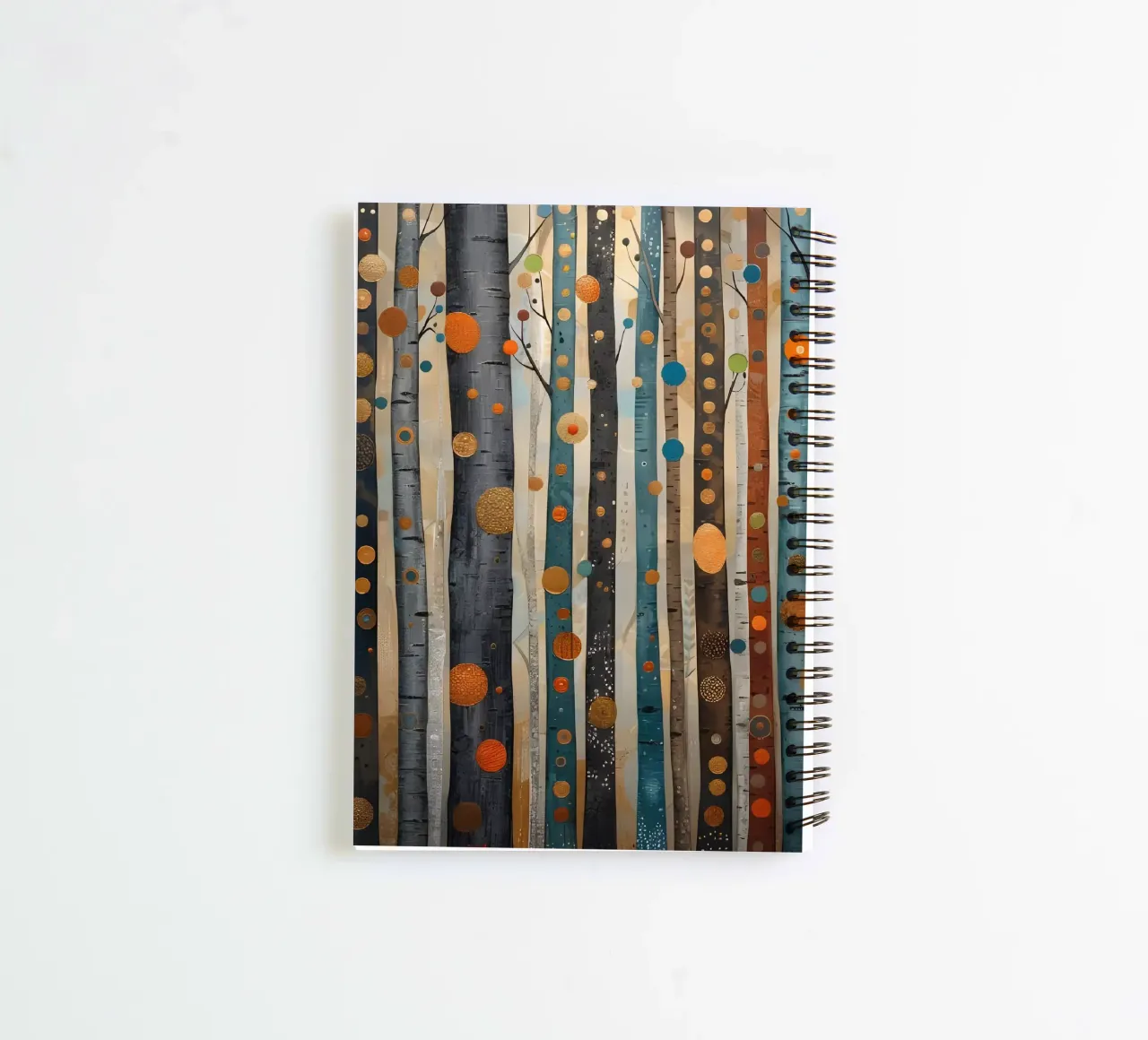 Golden Grove: A Symphony of Trees spiral notebook by Artistic-shop