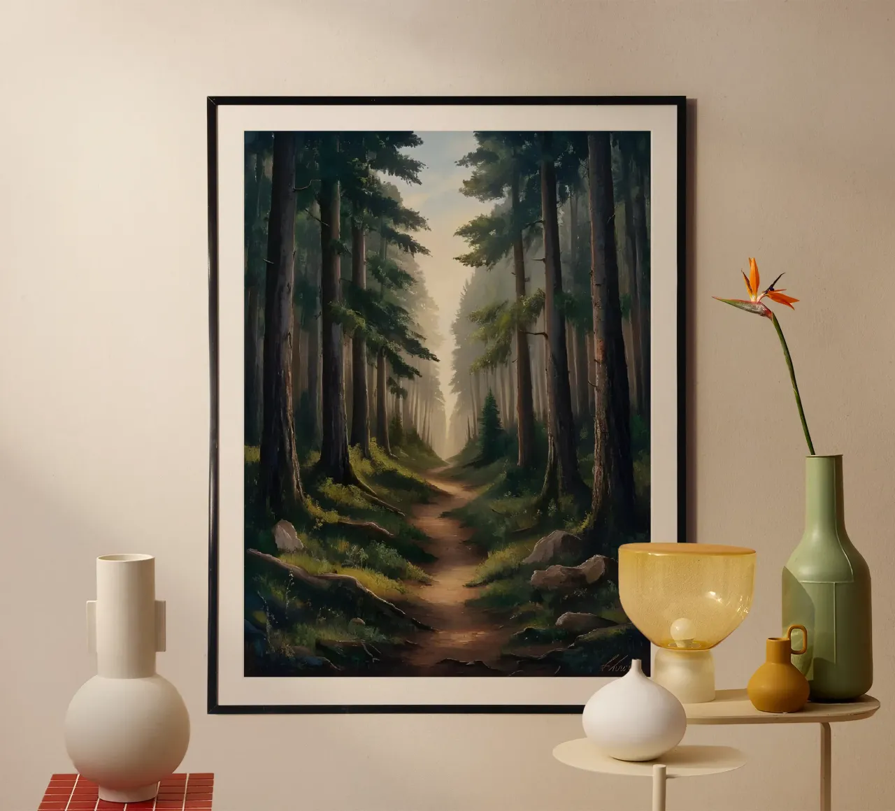 L'abbraccio della foresta carta hahnemühle da Artistic-shop