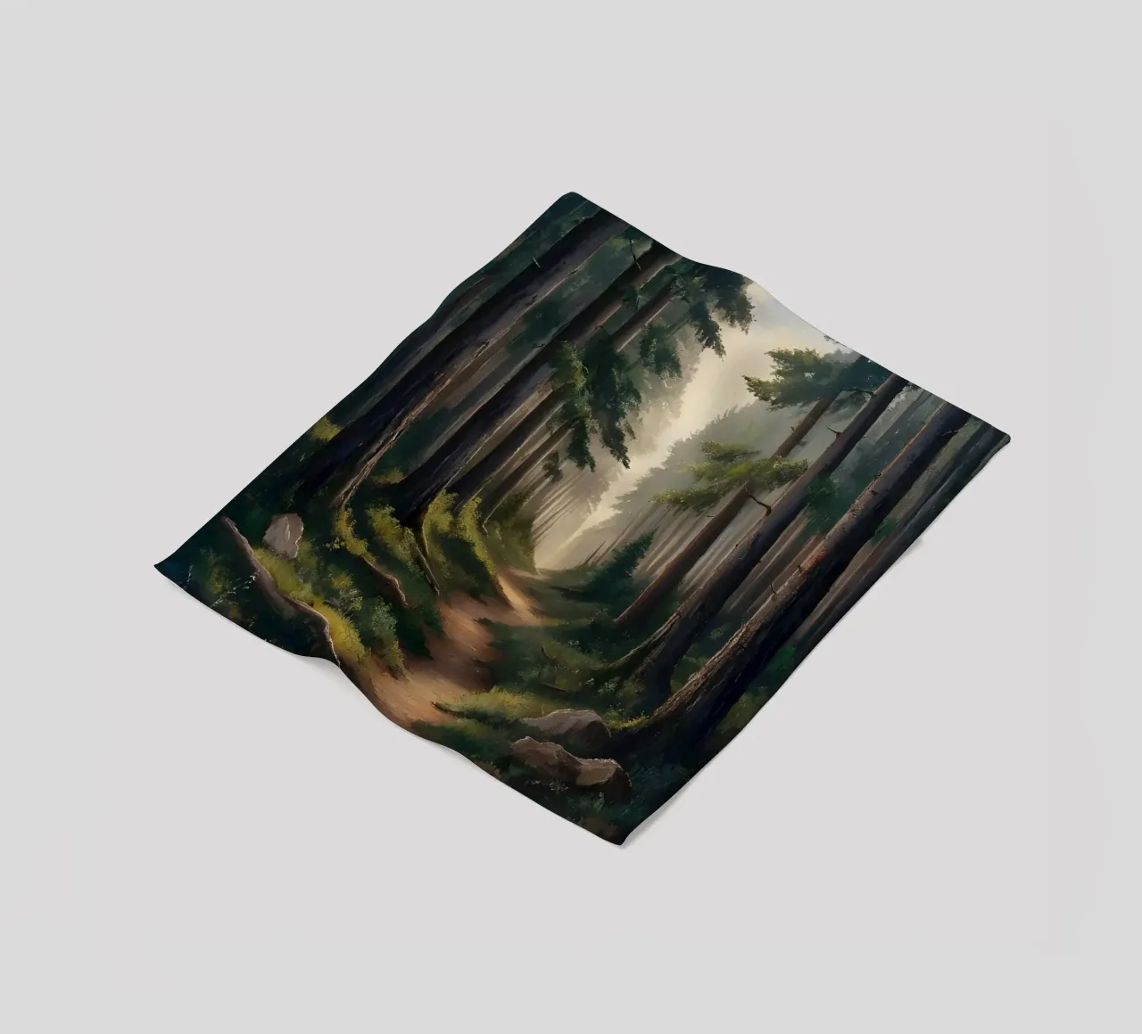 L'abbraccio della foresta coperta in pile da Artistic-shop