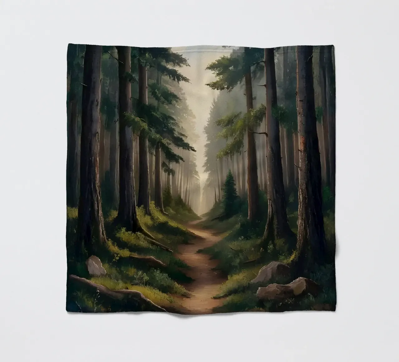 L'abbraccio della foresta coperta in pile da Artistic-shop