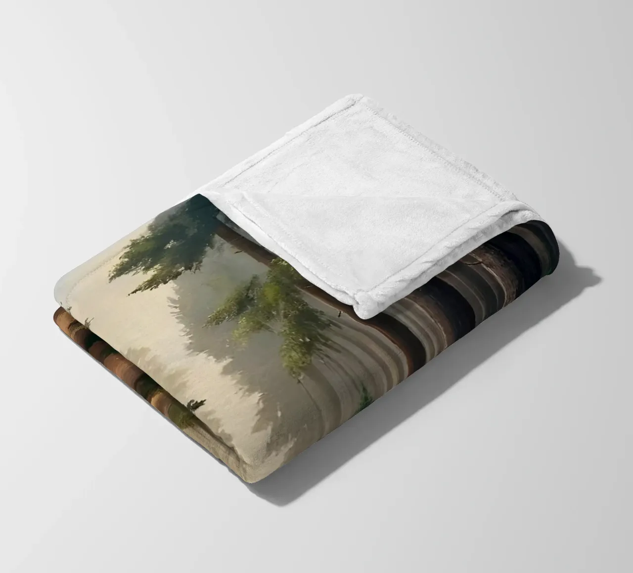 L'abbraccio della foresta coperta in pile da Artistic-shop