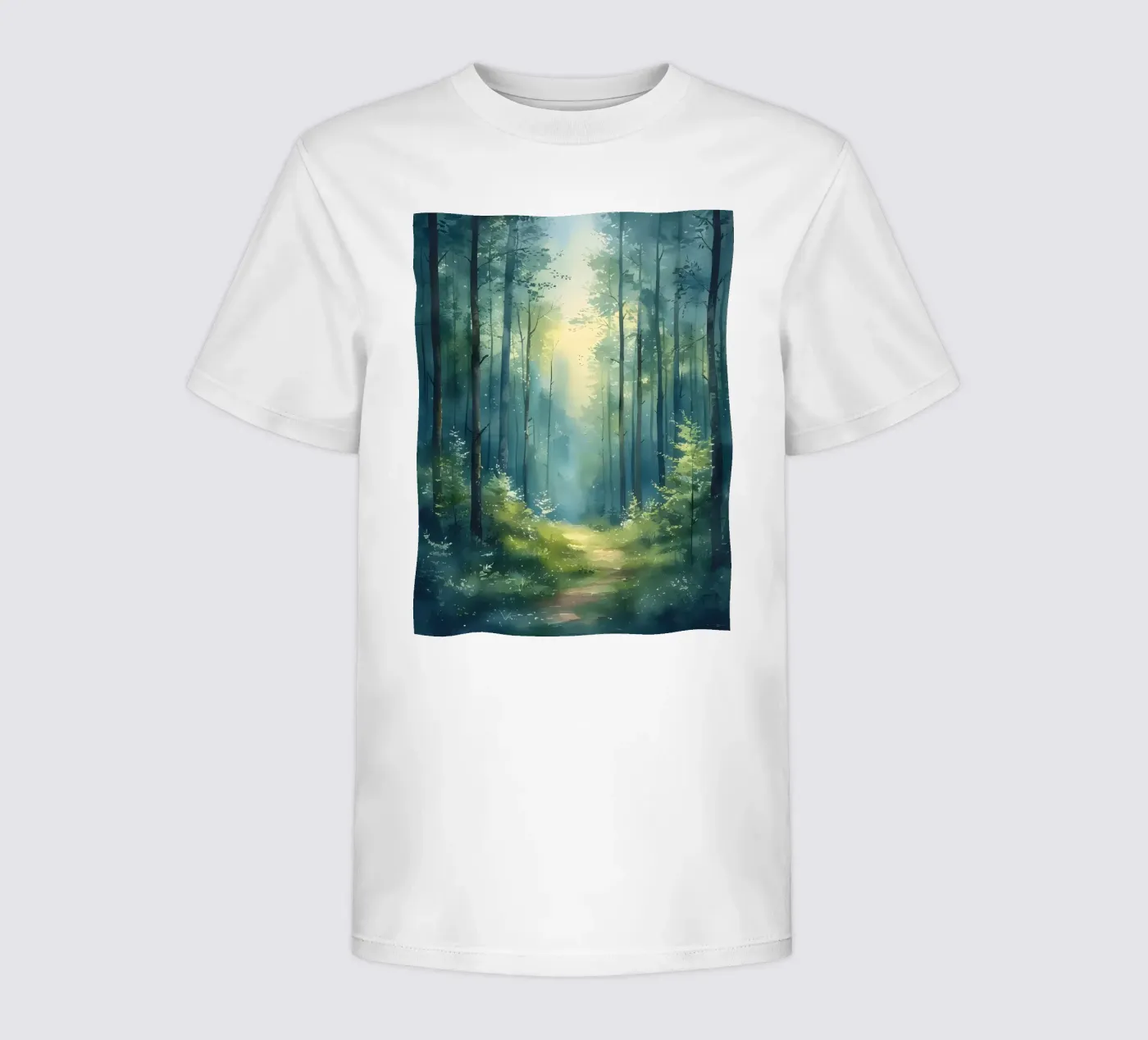 Betoverd bospad kinder t-shirt van Artistic-shop
