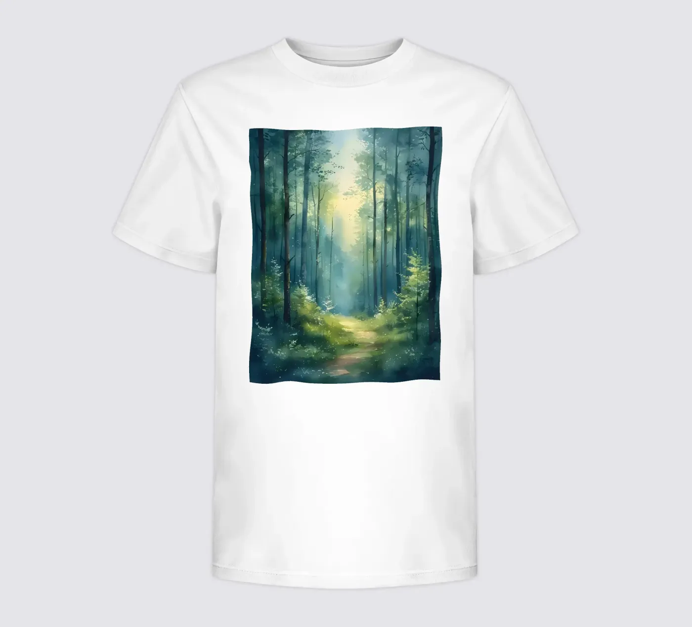Betoverd bospad kinder t-shirt van Artistic-shop