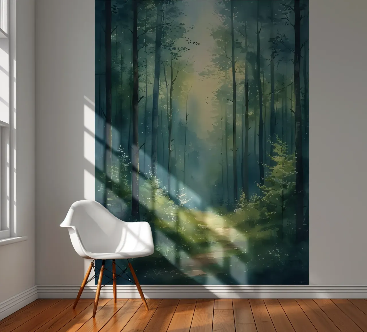 Betoverd bospad fotobehang van Artistic-shop