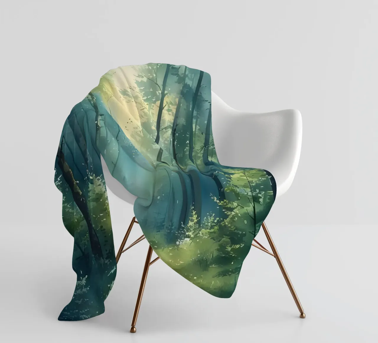 Enchanted Forest Path Fleecedecke von Artistic-shop