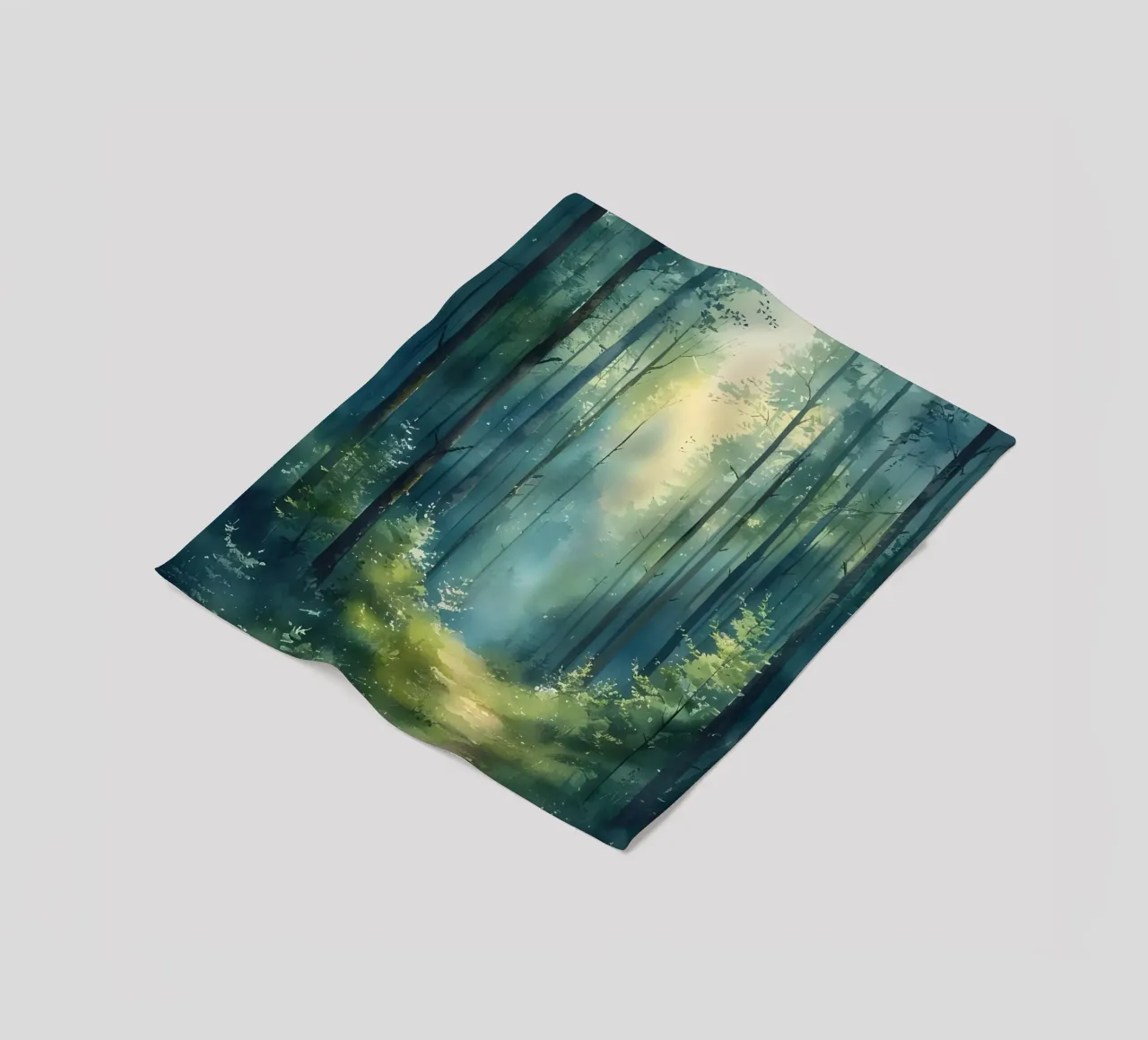 Enchanted Forest Path Fleecedecke von Artistic-shop