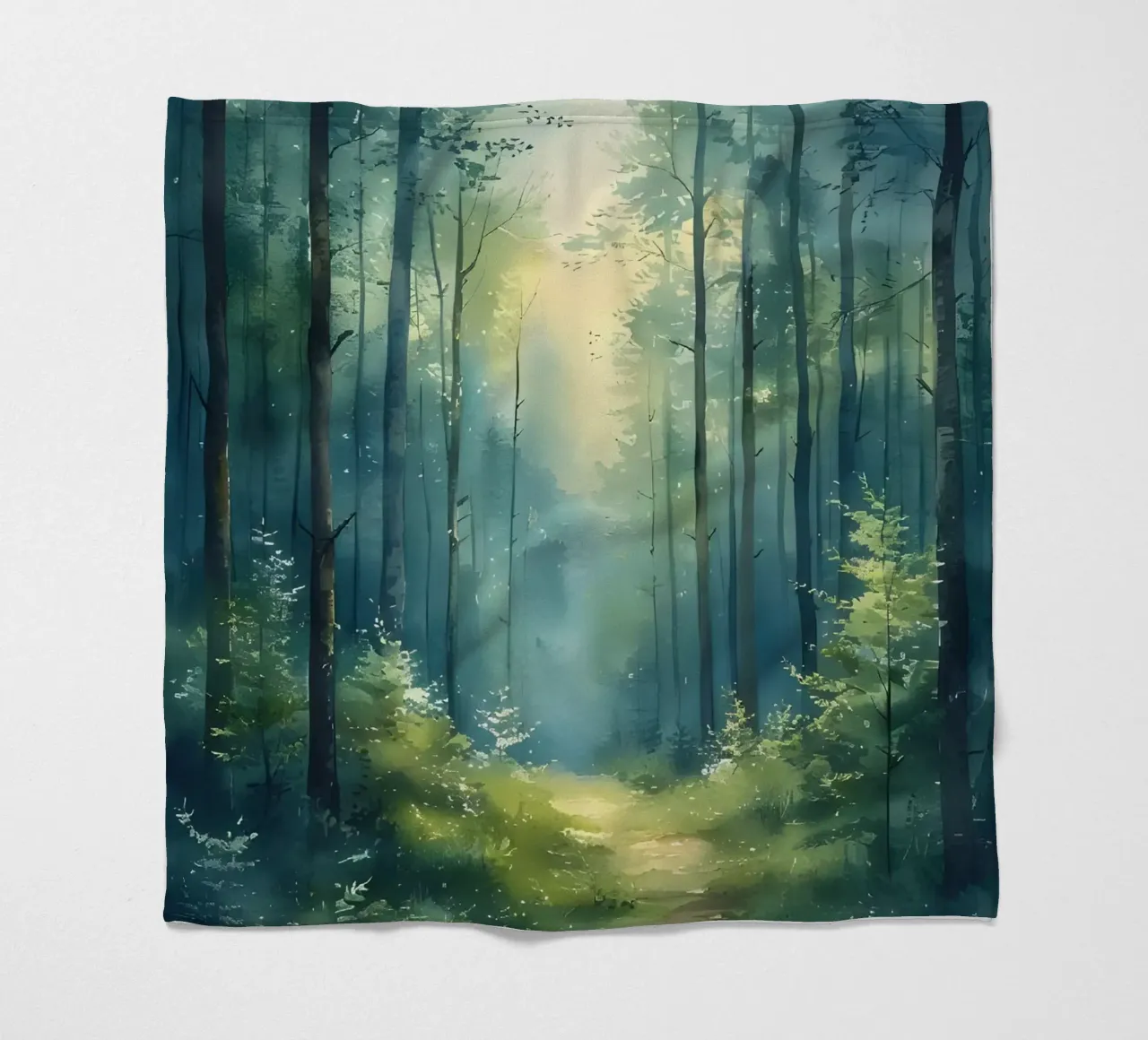 Enchanted Forest Path Fleecedecke von Artistic-shop