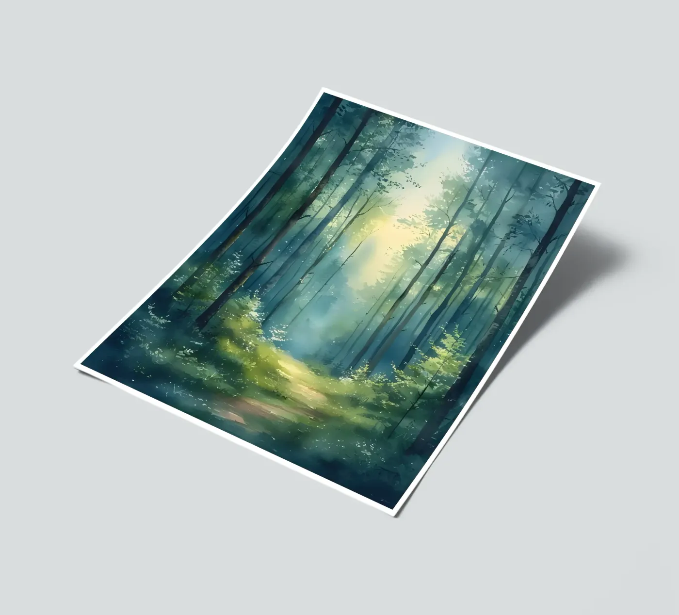 Enchanted Forest Path sticker sheet by Artistic-shop
