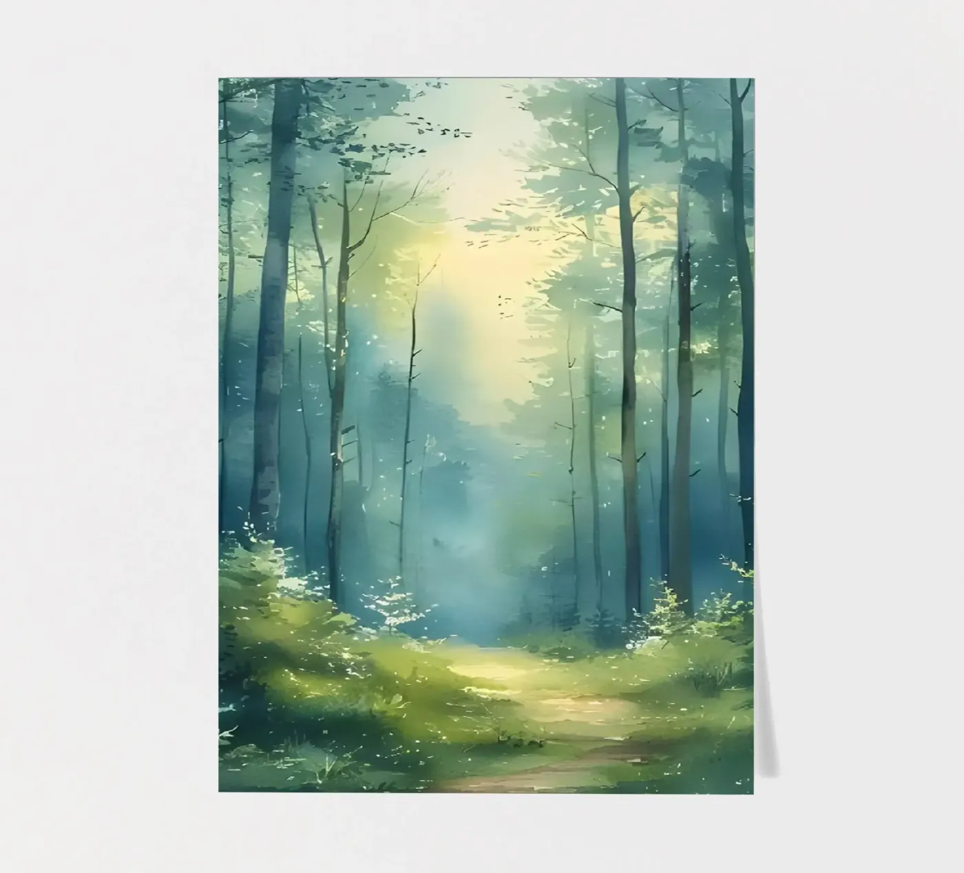 Enchanted Forest Path sticker sheet by Artistic-shop