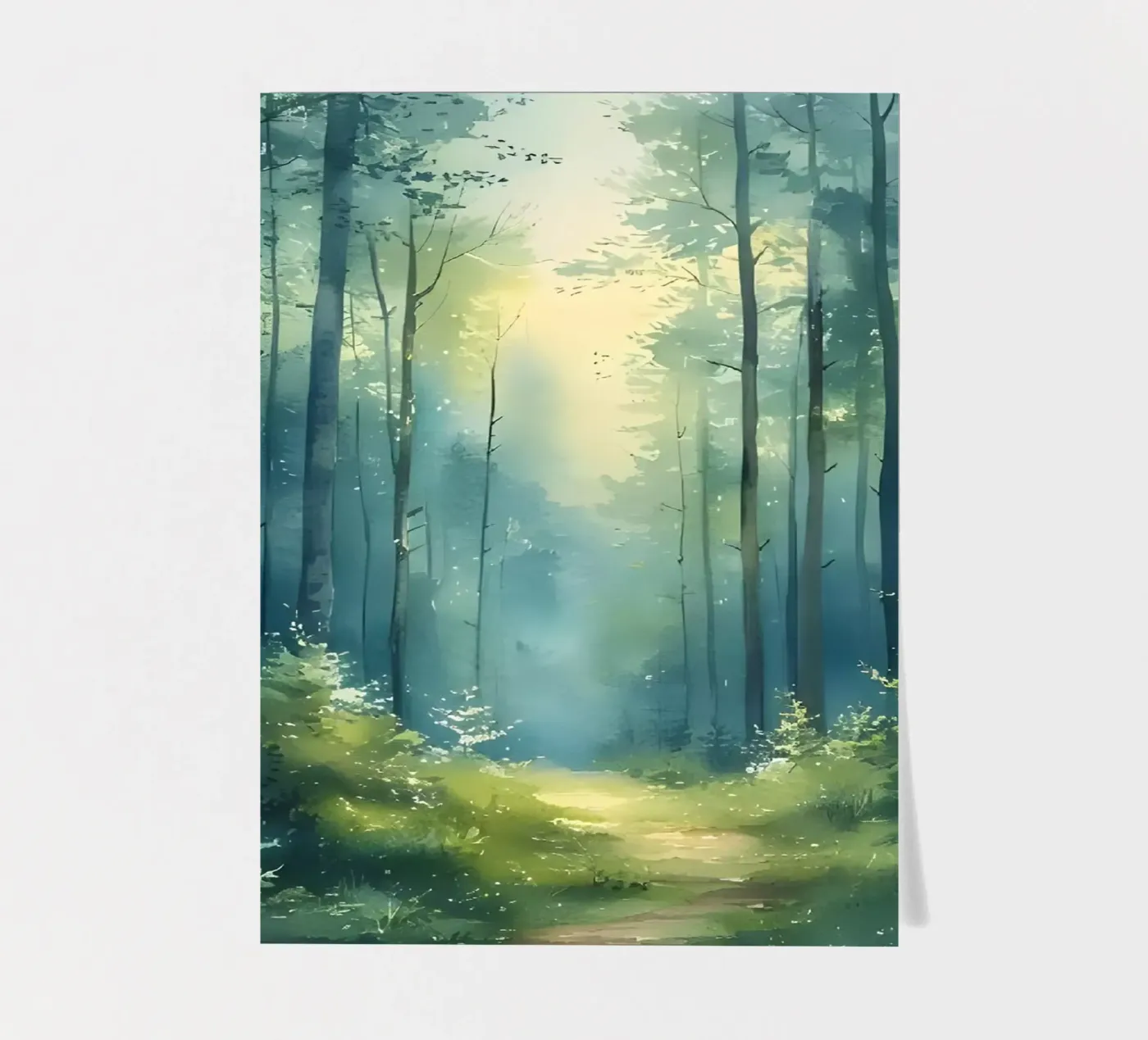 Enchanted Forest Path sticker sheet by Artistic-shop