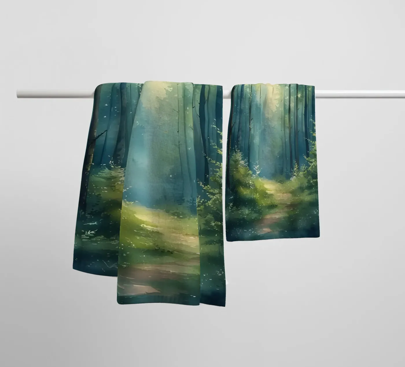 Enchanted Forest Path towel by Artistic-shop
